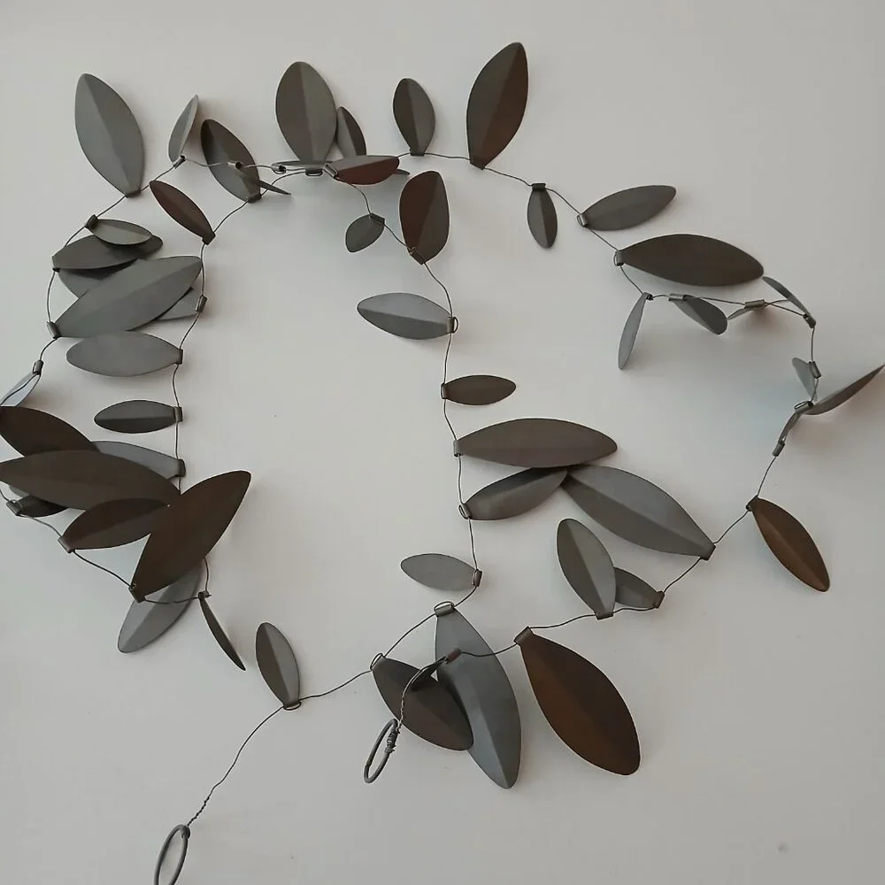 West Elm Metallic Leaf Garland  - 72